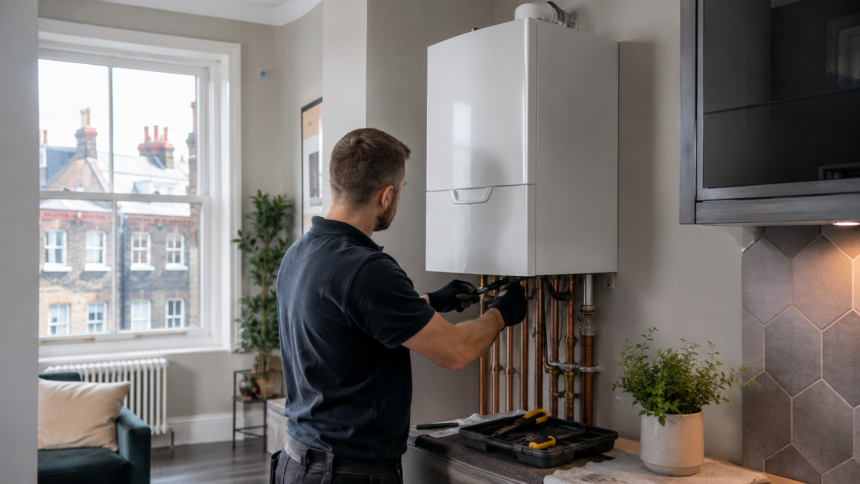 Boiler installation in Central London