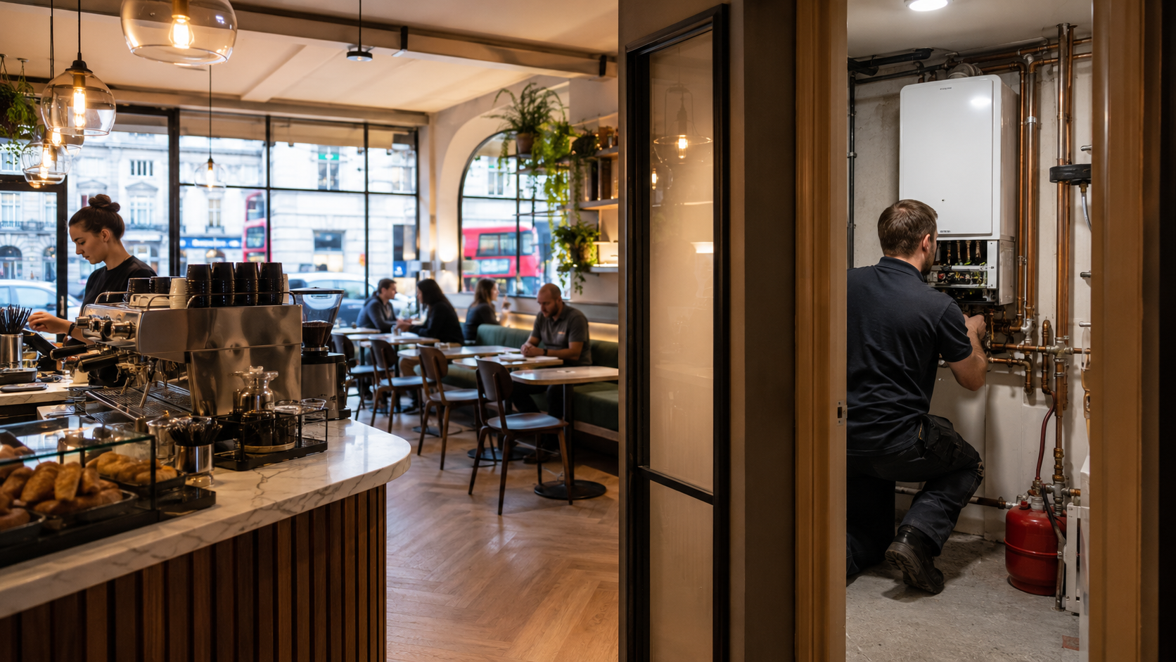 Cafes Commercial boiler repairs, Boiler Services in Camden