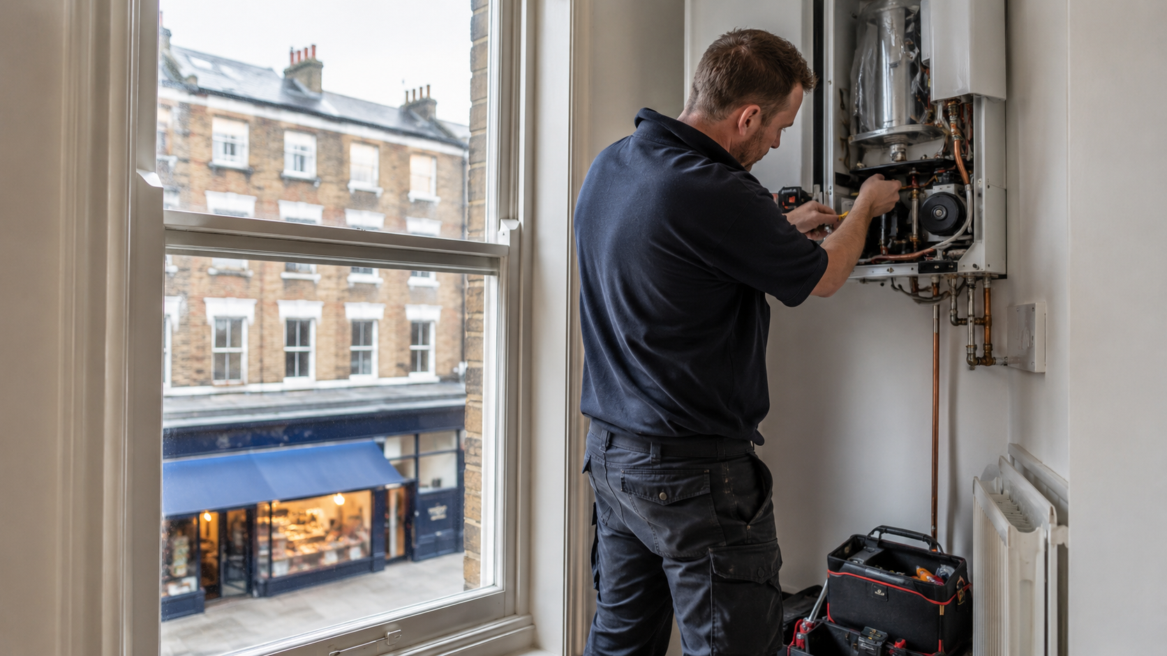 Flats above commercial units Boiler servicing, Boiler Services in Camden