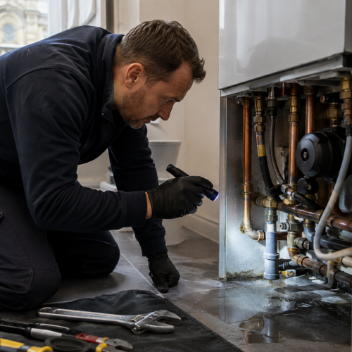 Investigating visible leaks promptly Westminster London Boiler servicing, Boiler Services in Camden