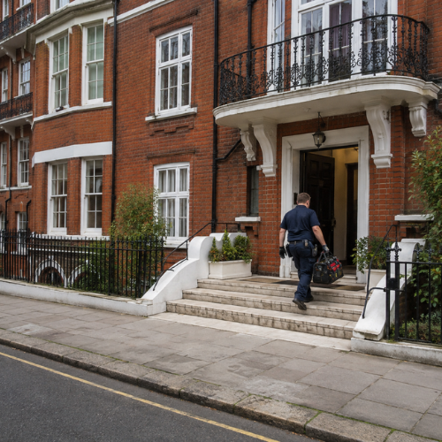 Mansion Blocks and Purpose Built Flats Westminster London No Heating or Hot Water
