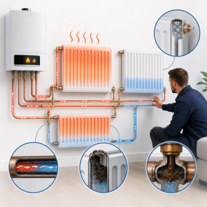 TMT Boilers Fulham London Radiators Heating Unevenly Boiler servicing, Boiler Services in Camden