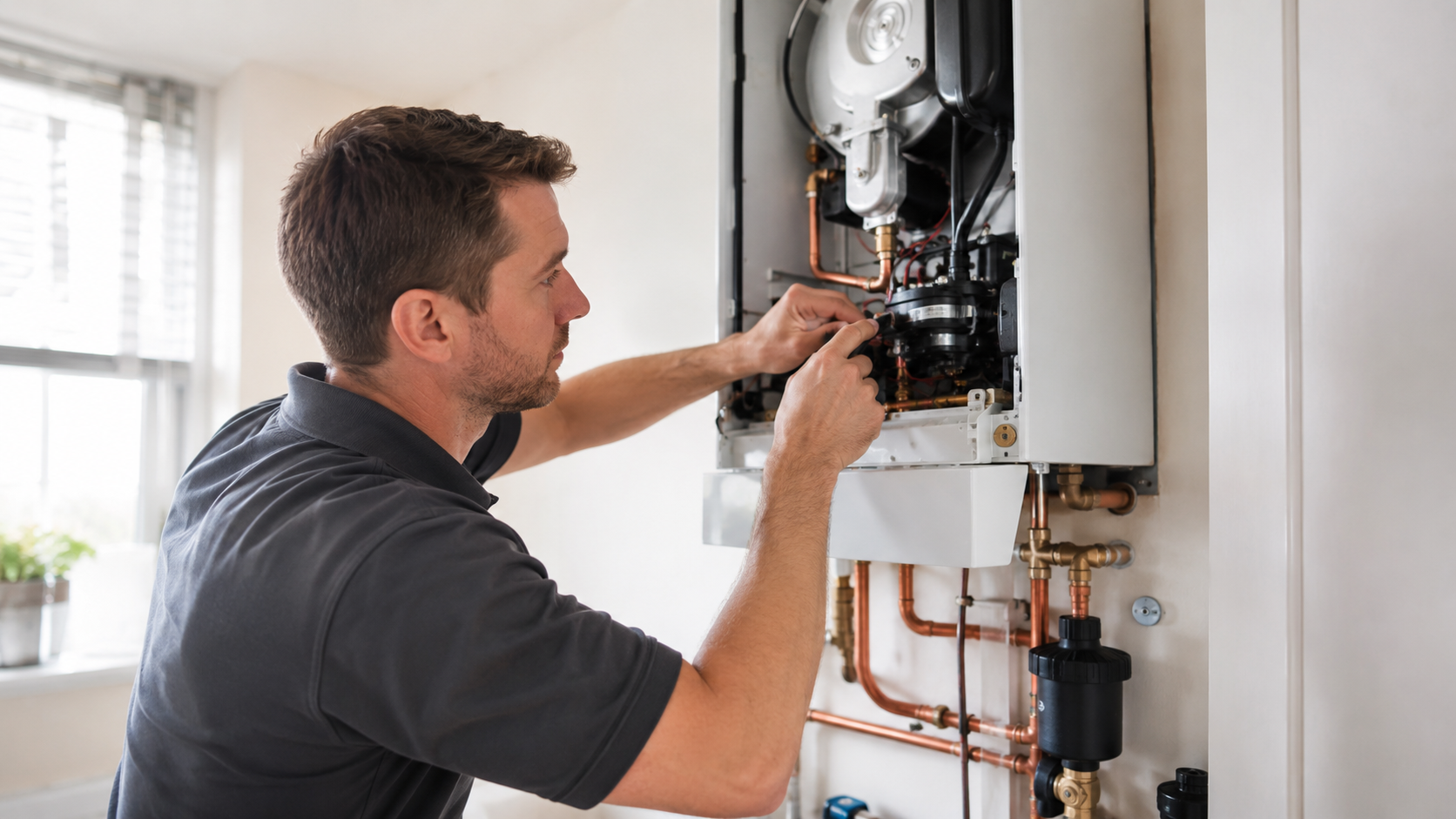 The system is inspected No Heating or Hot Water