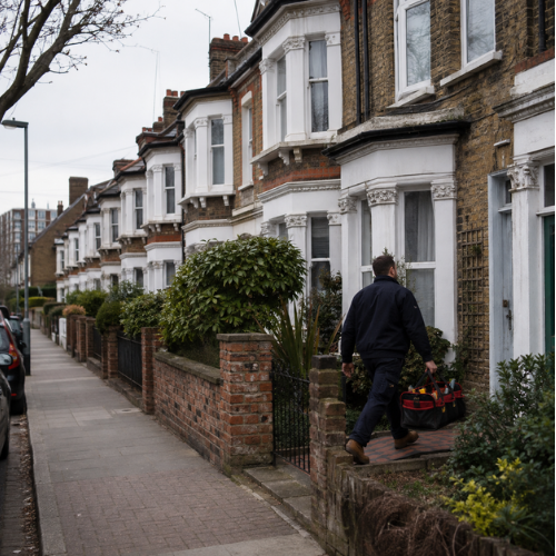 Victorian and Edwardian Terraces Willesden, London